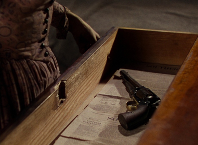 Revolver Remington 1858 dans une scène du film Autant en emporte le vent (1939)