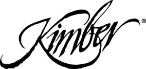 Logo officiel de la marque Kimber en noir sur fond clair
