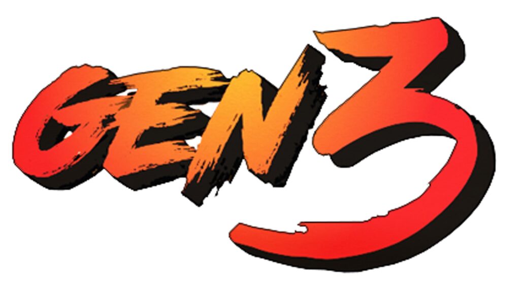 Logo officiel Lancer Tactical Gen 3 représentant la génération de répliques airsoft équipée du MOSFET Nebula et de l’électronique moderne.