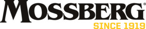 Logo Mossberg noir avec la mention « Since 1919 » en jaune